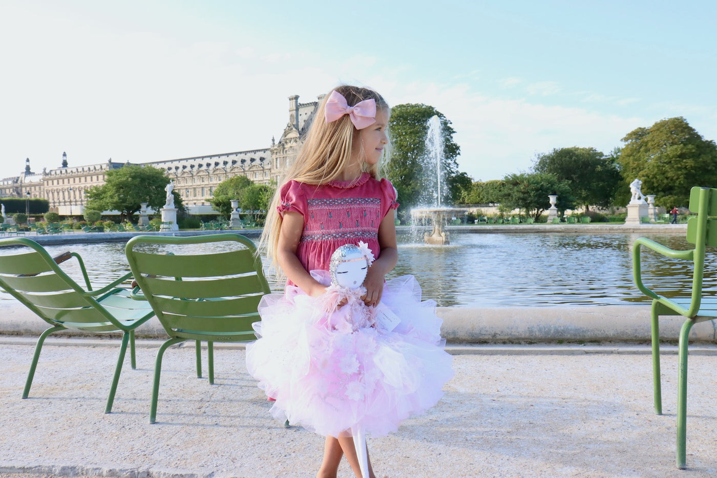 Paris inspired fall collection Charlotte sy Dimby smocked dresses