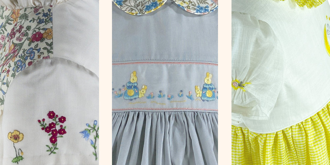 Charlotte sy Dimby classic chic smocked Spring Summer embroidered dresses for babies and girls French style traditional childrensclothing